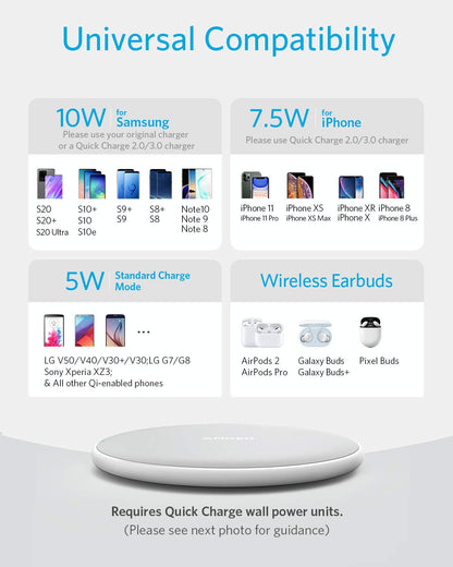 Anker <b>313</b> Wireless Charger (Pad) Anker