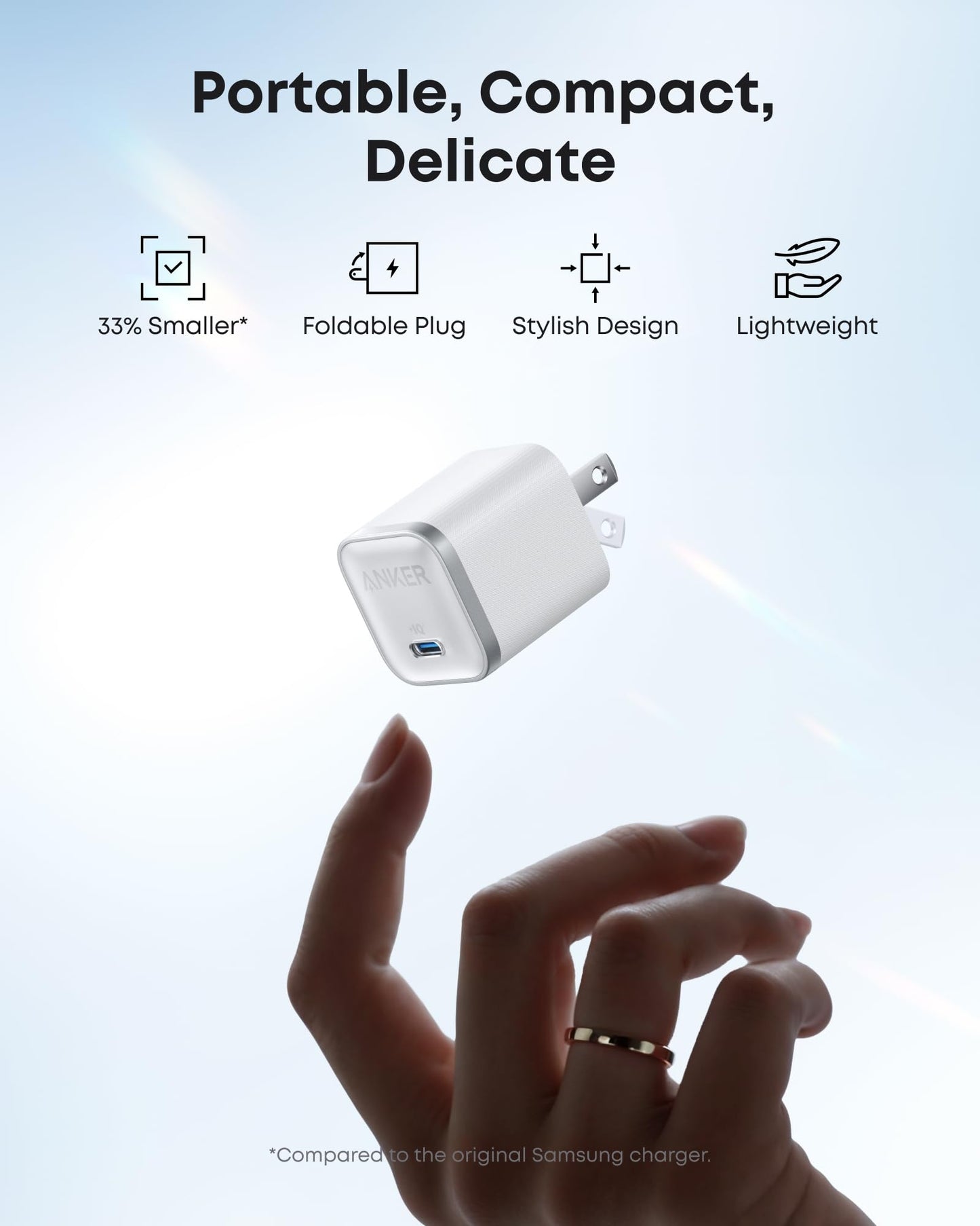 Anker Nano Charger (45W) with USB-C to USB-C Cable Anker