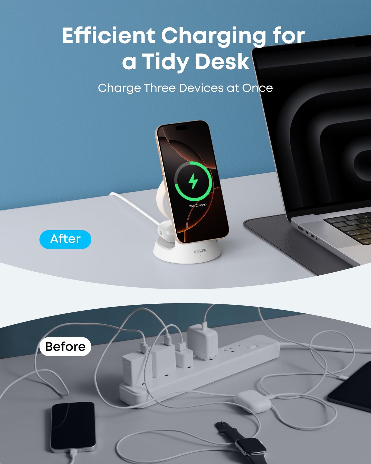 Anker MagGo Wireless Charging Station Anker