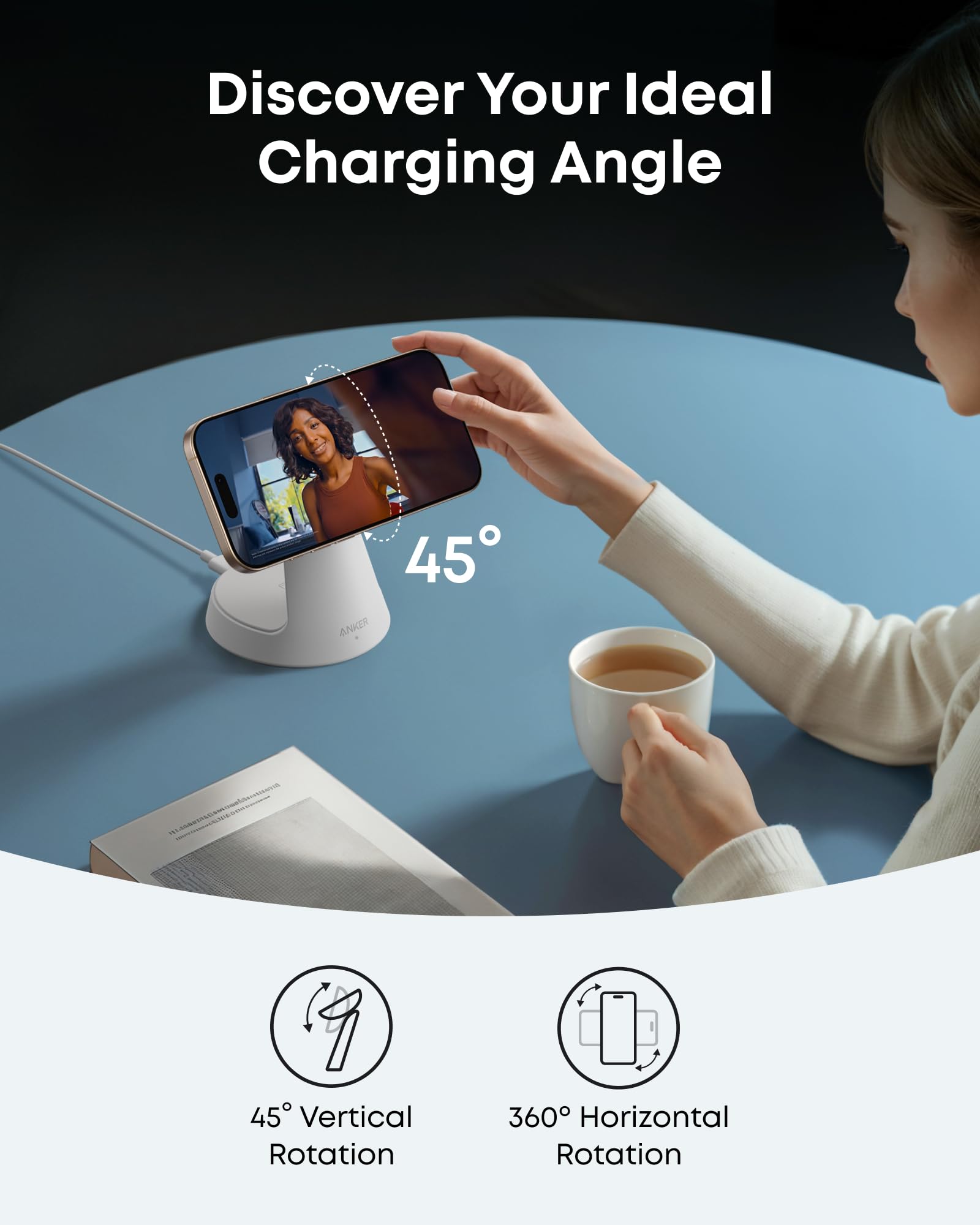 Anker MagGo Wireless Charging Station Anker