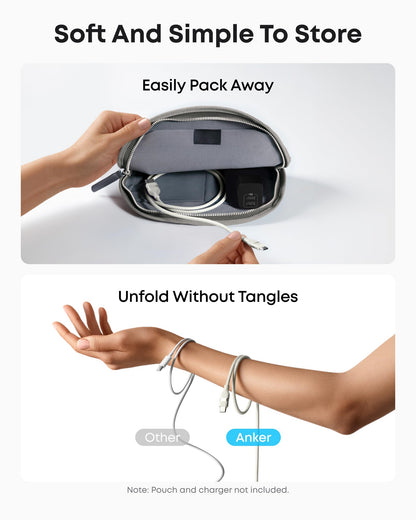 Anker USB-A to USB-C Cable (3 ft / 6 ft, Upcycled-Braided) Anker