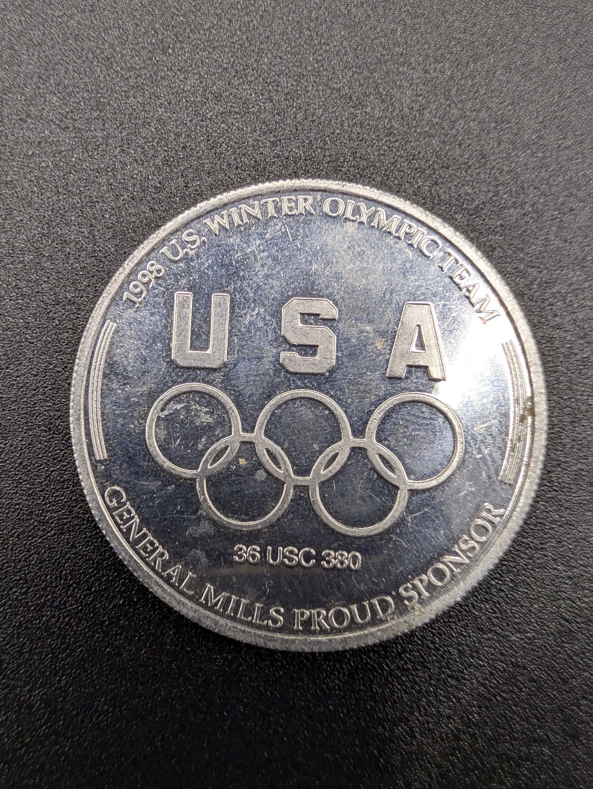 Winter Olympics, 1998, Nagano: USA Snowboarding Commemorative Coin, General Mills POS Nerds
