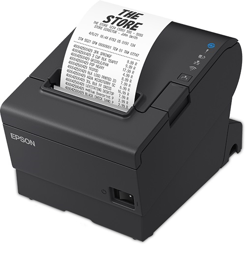 Epson OmniLink TM-T88VII Thermal Receipt Printer 500mm/s USB Ethernet C31CJ57052 Barcode Printer Shop