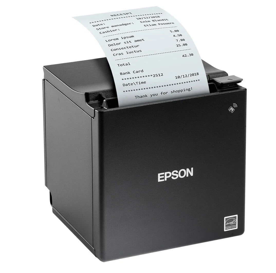 Epson OmniLink TM-m30II Compact Thermal Receipt Printer 250 mm/sec USB, Ethernet and Wi-Fi C31CJ27A9981 Barcode Printer Shop