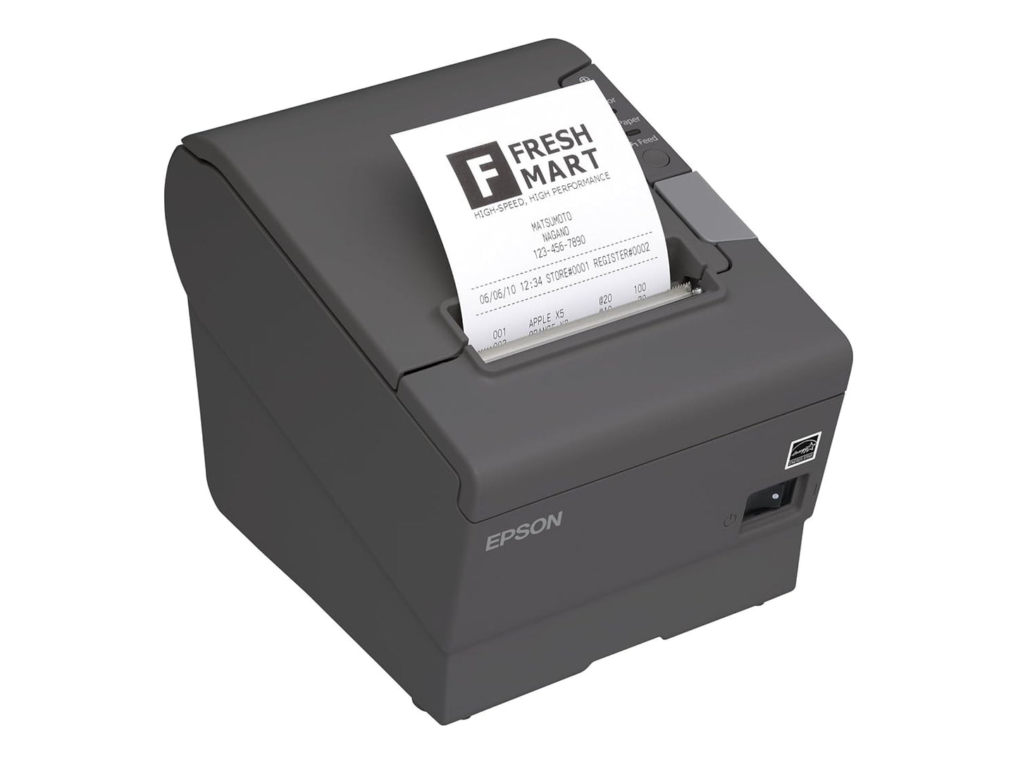 Epson TM-T88V Thermal Receipt Printer 300mm/sec Dark Gray C31CA85656 Barcode Printer Shop