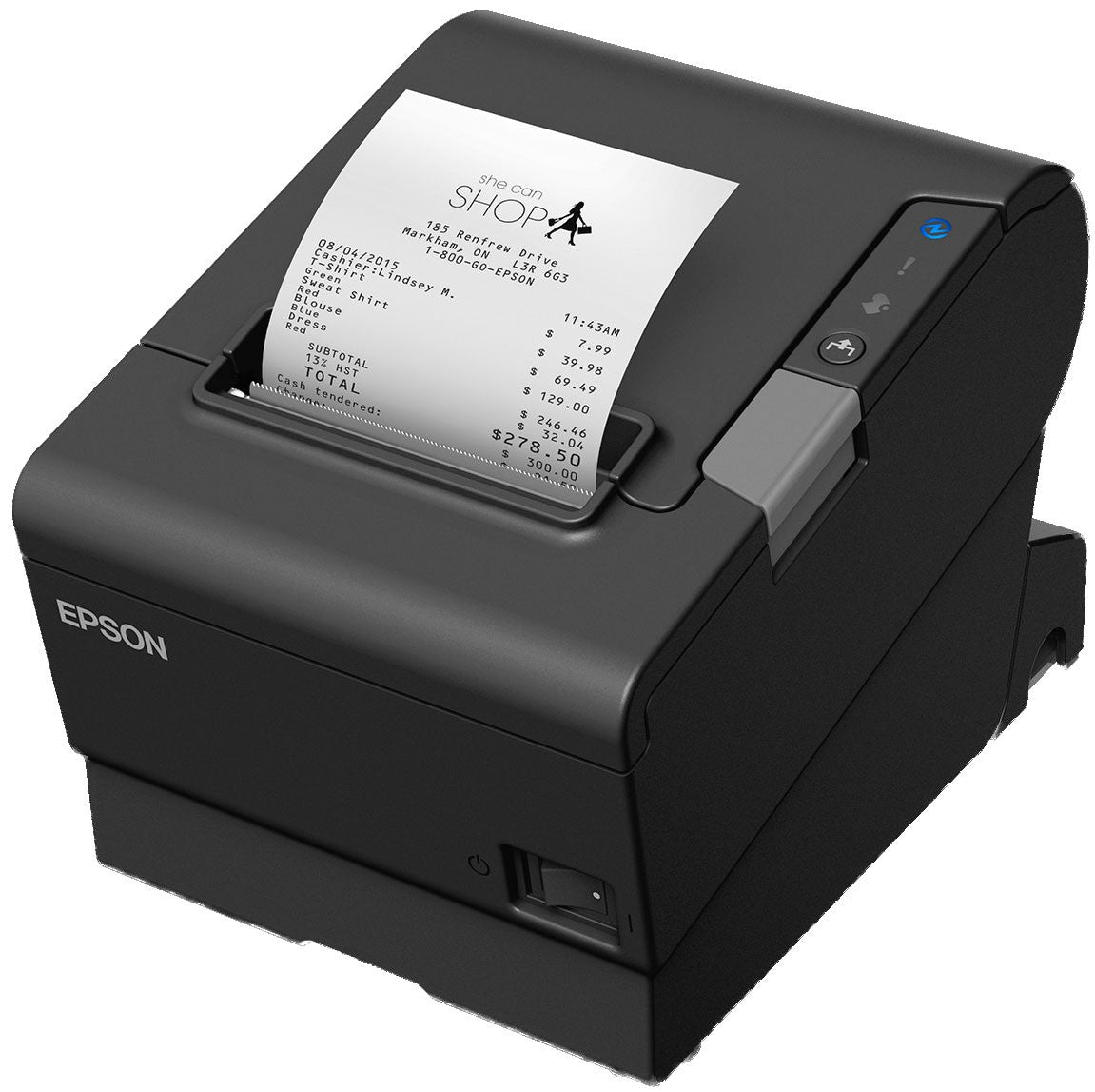 Epson OmniLink TM-T88VII Thermal Receipt Printer 500mm/s USB Ethernet Wi-Fi C31CJ57A9922 Barcode Printer Shop