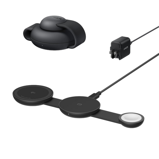 Anker MagGo Wireless Charging Station (3-in-1, Foldable Pad) Anker