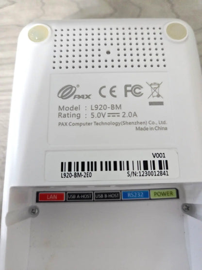PAX L920-BM-2E0 Multifunctional Base for A920 - Refurb POS Nerds