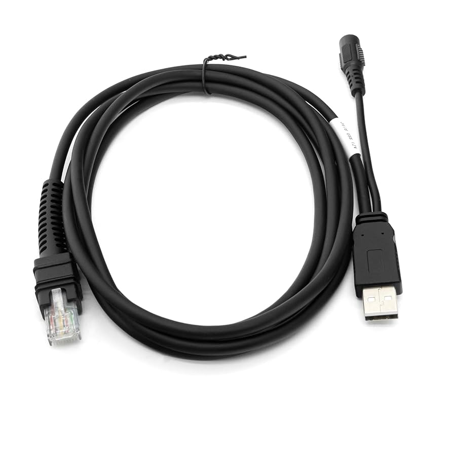 Zebra 7 Ft Shielded USB Cable for Barcode Scanners CBA-U42-S07PAR Barcode Printer Shop