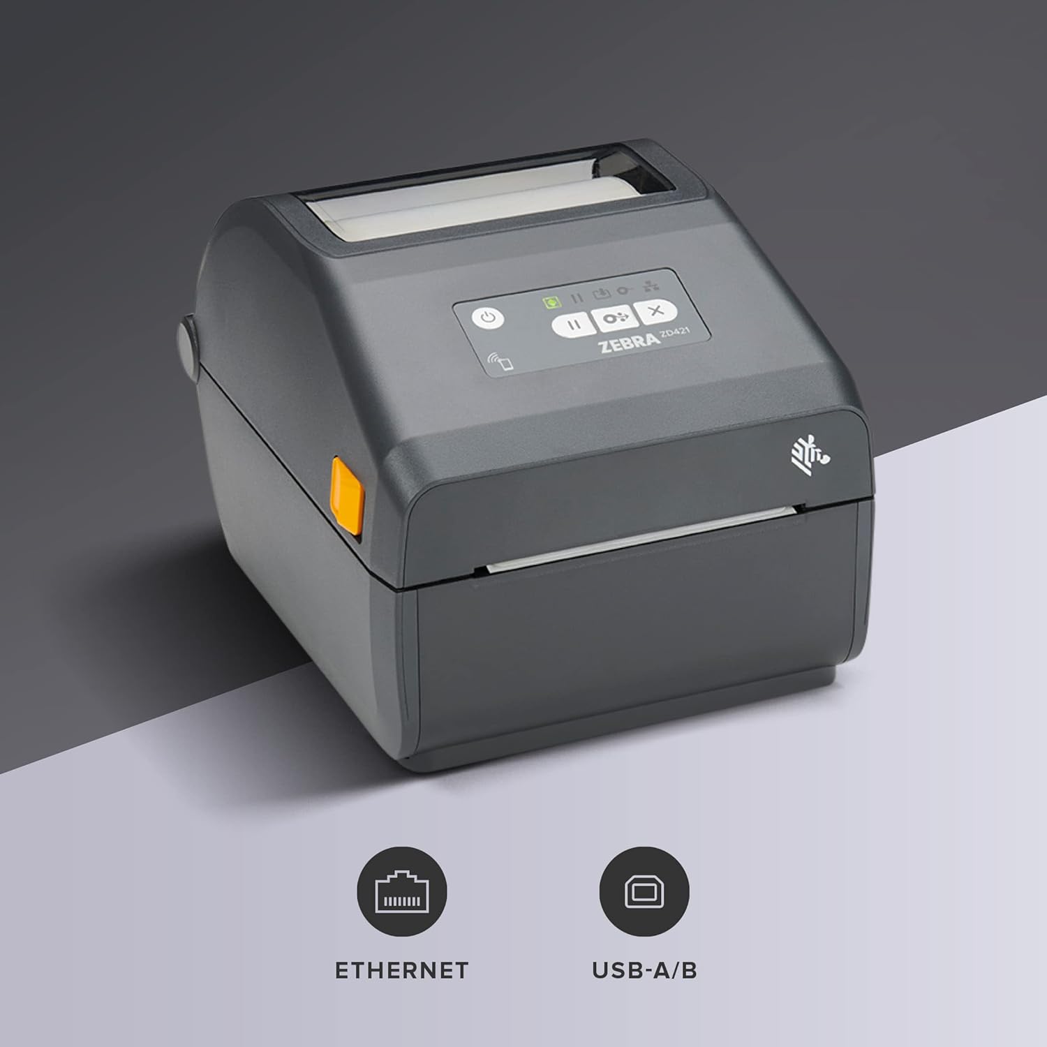 Zebra ZD421 Desktop Direct Thermal Label Printer 203 DPI USB Ethernet ZD4A042-D01E00EZ Barcode Printer Shop