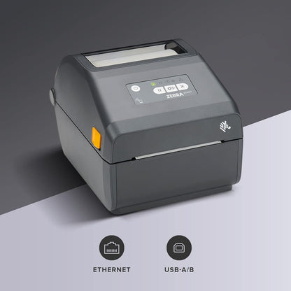 Zebra ZD421 Desktop Direct Thermal Label Printer 203 DPI USB Ethernet ZD4A042-D01E00EZ Barcode Printer Shop