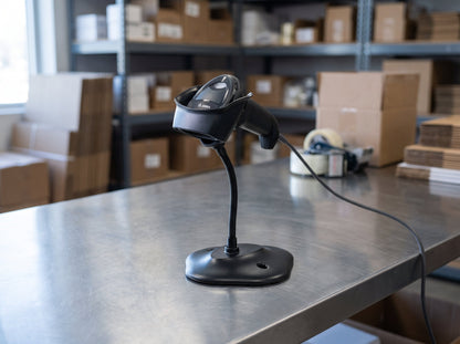Zebra DS2208 2D Imager Barcode Scanner with Stand Black DS2208-SR7U2100SGW Barcode Printer Shop