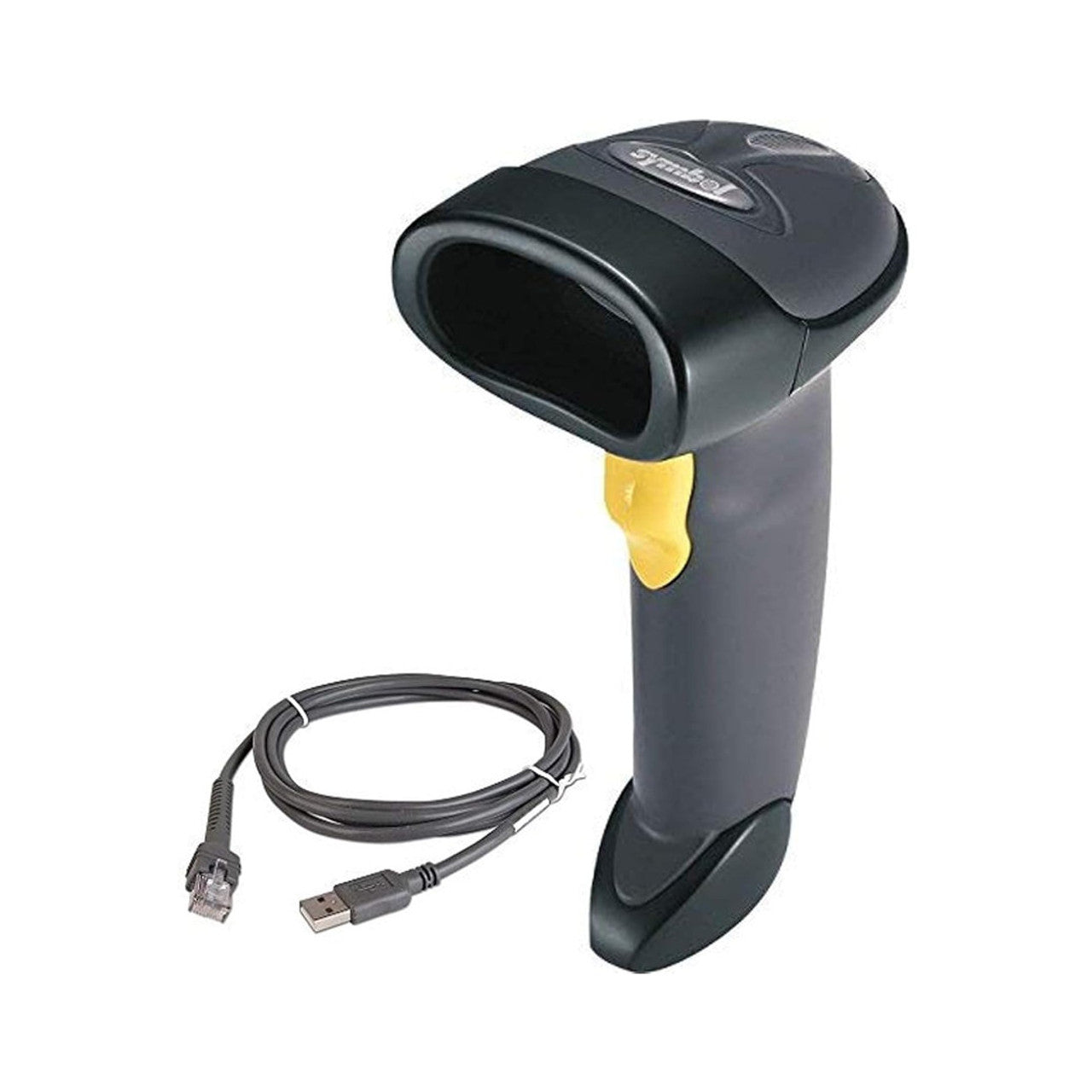 Zebra LS2208 Corded 1D Laser Barcode Scanner Twilight Black USB Kit with Cable No Stand LS2208-7AZU0100ZNA Barcode Printer Shop