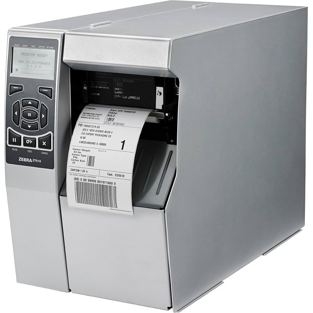 Zebra Industrial Label Printer ZT510 203 DPI High-Speed ZT51042-T010000Z Barcode Printer Shop