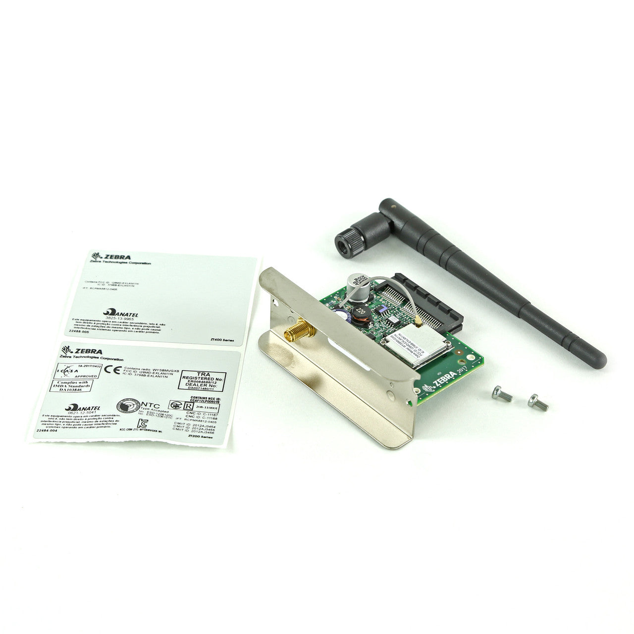 Zebra 802.11a/b/g/n Wireless Option Kit for ZT210 ZT220 ZT230 ZT410 ZT420 Printers Field Installable P1058930-097A Barcode Printer Shop