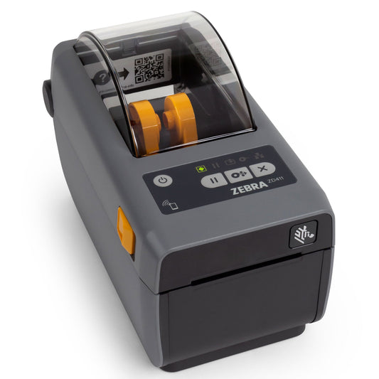 Zebra ZD411 2-Inch Desktop Direct Thermal Label Printer 203 dpi 6 ips USB Ethernet Bluetooth LE ZD4A022-D01E00EZ Barcode Printer Shop