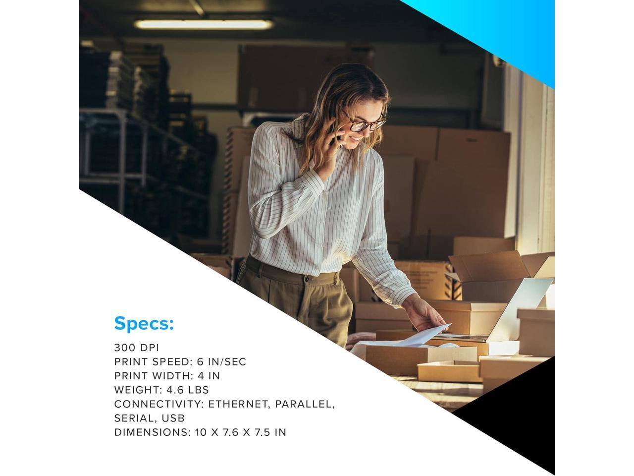 Zebra ZD621 Desktop Thermal Transfer Label Printer 300 DPI Colour Touch Display ZD6A143-301F00EZ Barcode Printer Shop