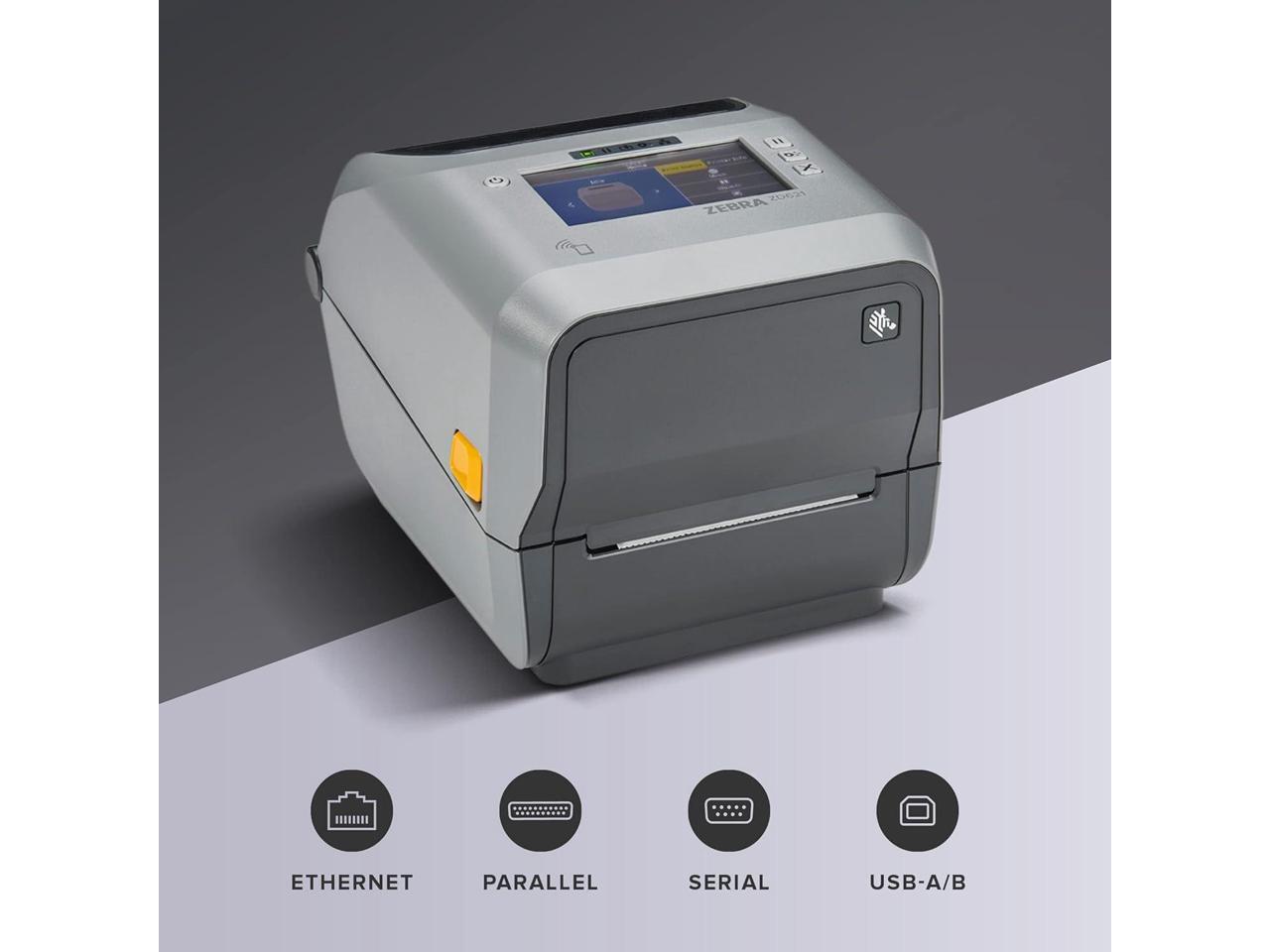 Zebra ZD621 Desktop Thermal Transfer Label Printer 300 DPI Colour Touch Display ZD6A143-301F00EZ Barcode Printer Shop