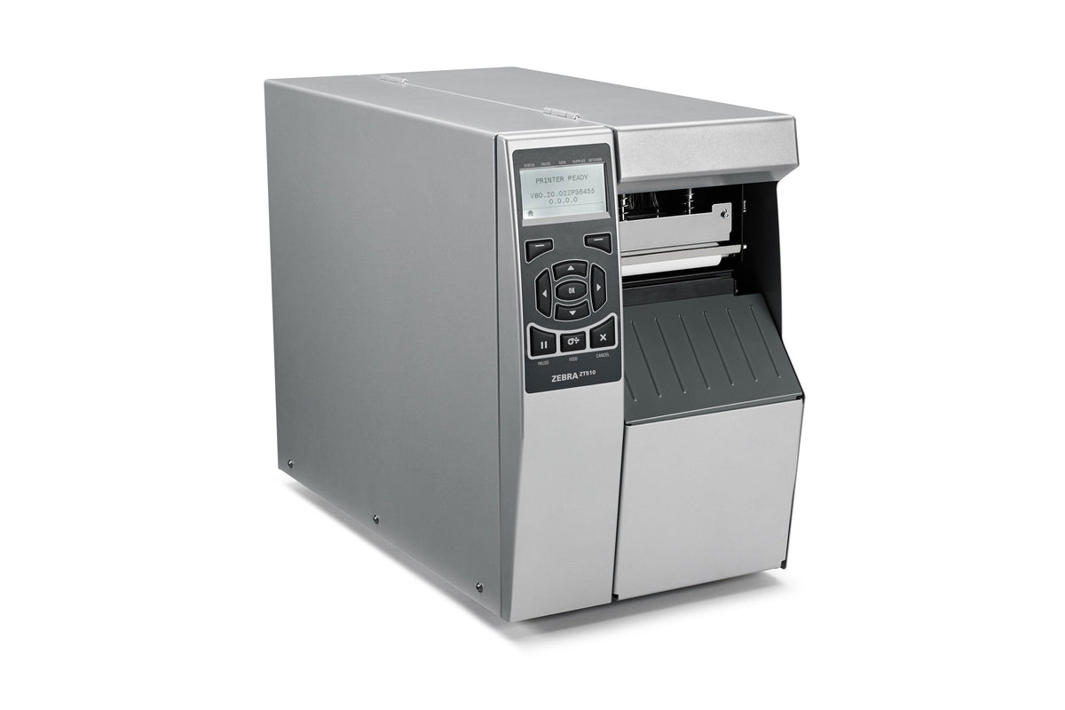 Zebra ZT510 4-Inch Industrial Thermal Transfer Label Printer 203 dpi 12 ips Gigabit Ethernet Bluetooth ZT51042-T010000Z Barcode Printer Shop